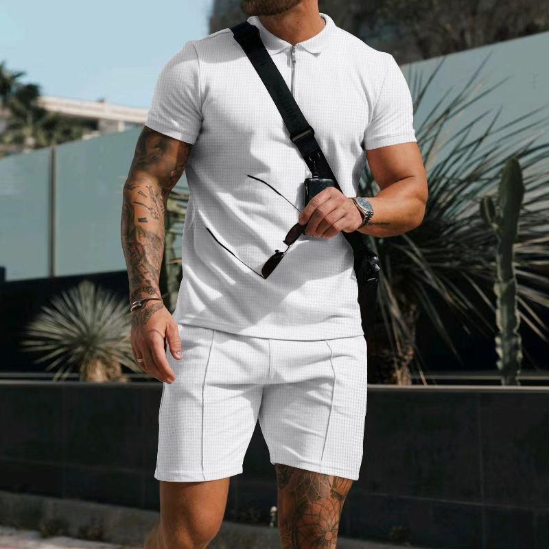 Lennaert | Luxe zomer set in de kleur Wit voor heren in Beach stijl ideaal voor de zomer.
