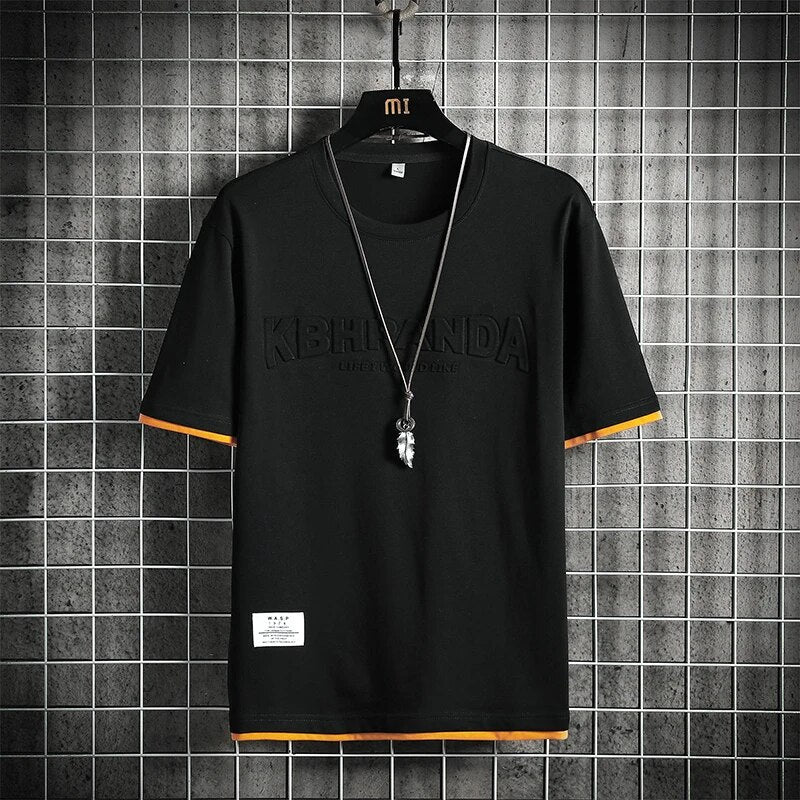 Lennart | Stijlvol zomer T-shirt in de kleur Zwart voor heren in stijl ideaal voor de zomer.