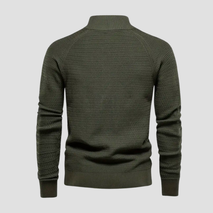 Leno | Klassieke herencardigan in de kleur Beige voor heren in Heritage stijl geschikt voor alle seizoenen.