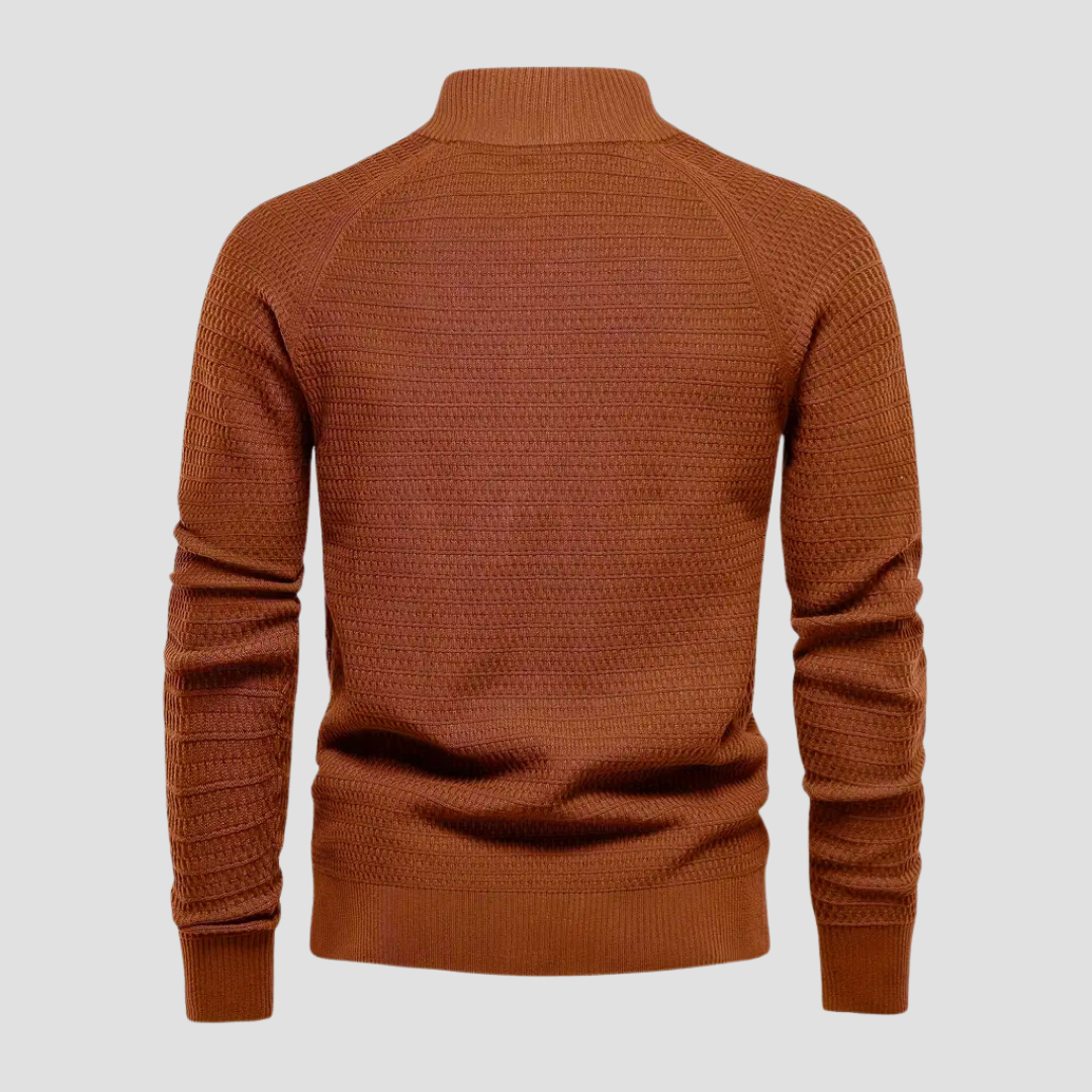 Leno | Klassieke herencardigan in de kleur Beige voor heren in Heritage stijl geschikt voor alle seizoenen.