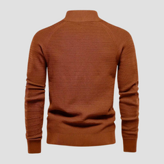 Leno | Klassieke herencardigan in de kleur Beige voor heren in Heritage stijl geschikt voor alle seizoenen.