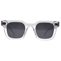 Lex | Zonnebril met donkere glazen in de kleur Transparant voor heren in stijl ideaal voor de lente.