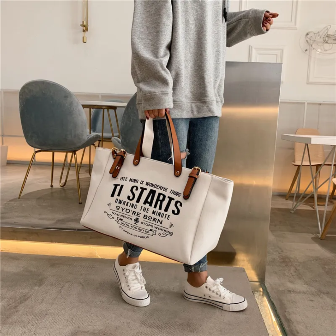 Lexie Grote Draagtas | Casual & Trendy in de kleur Blauw voor dames in stijl geschikt voor alle seizoenen.
