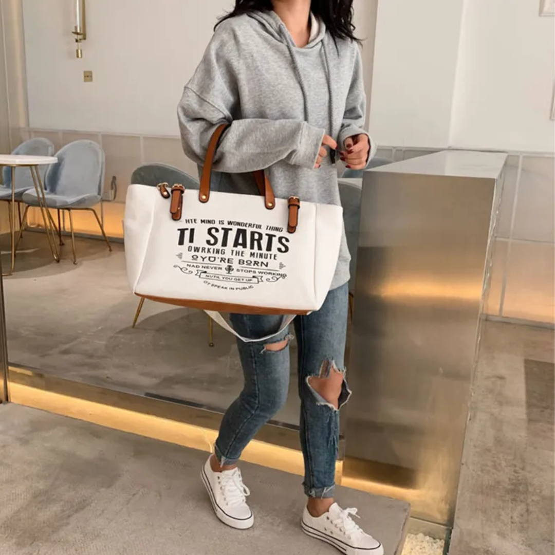 Lexie Grote Draagtas | Casual & Trendy in de kleur Blauw voor dames in stijl geschikt voor alle seizoenen.