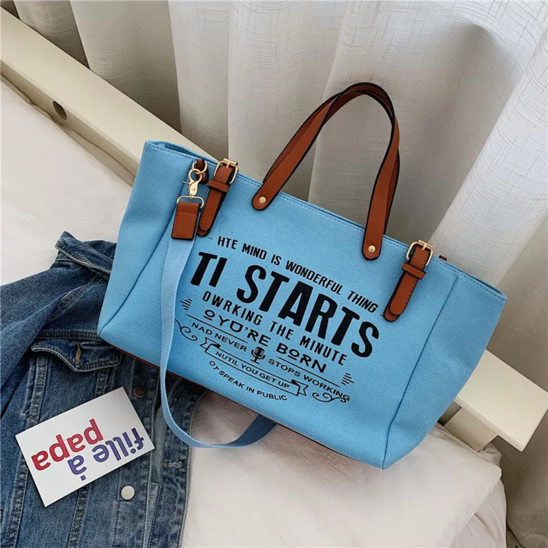 Lexie Grote Draagtas | Casual & Trendy in de kleur Blauw voor dames in stijl geschikt voor alle seizoenen.