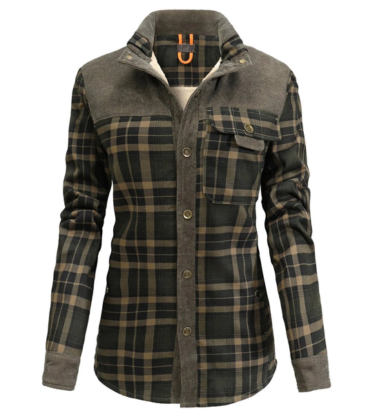 Jacket met ruit en borstzak