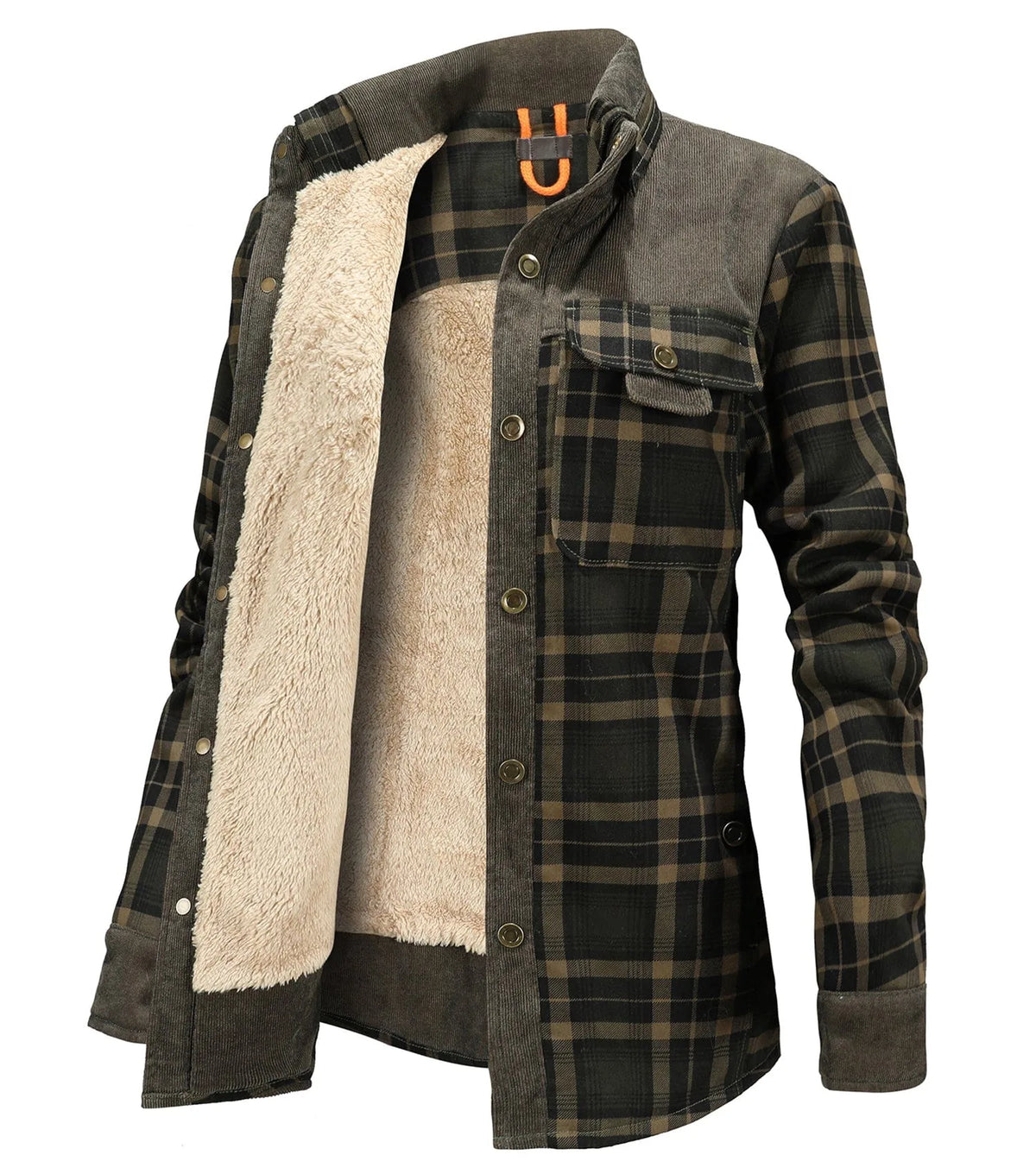 Jacket met ruit en borstzak
