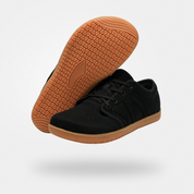 Loek | Comfortabele blotevoetsschoenen in de kleur Grijs voor heren in stijl geschikt voor alle seizoenen.