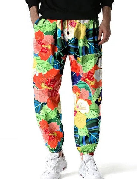 Loeka | Bloemenprint Joggingbroek met stijl