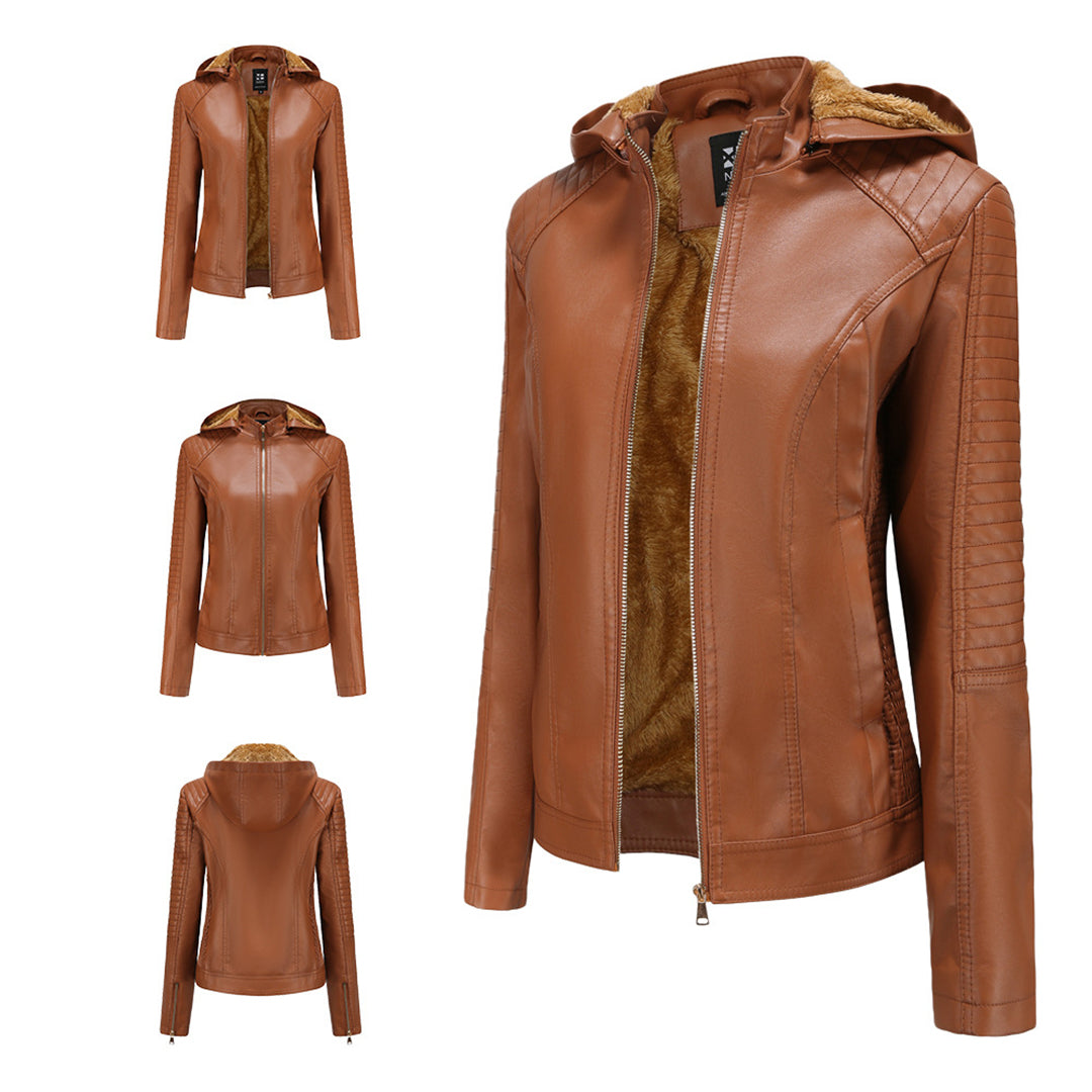 Loes | Stijlvolle suede leren jas voor vrouwen in de kleur Zwart voor dames in Heritage stijl geschikt voor alle seizoenen.