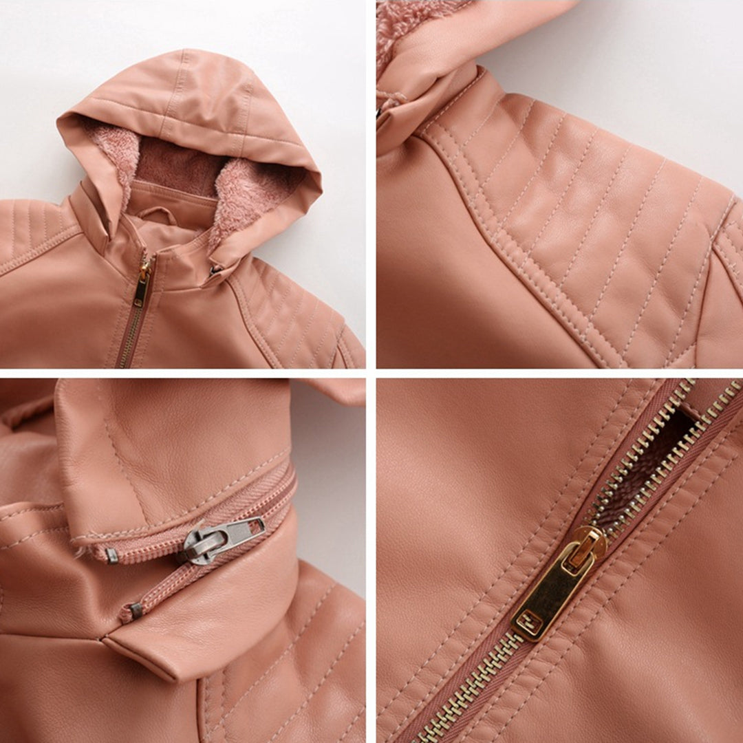 Loes | Stijlvolle suede leren jas voor vrouwen in de kleur Zwart voor dames in Heritage stijl geschikt voor alle seizoenen.