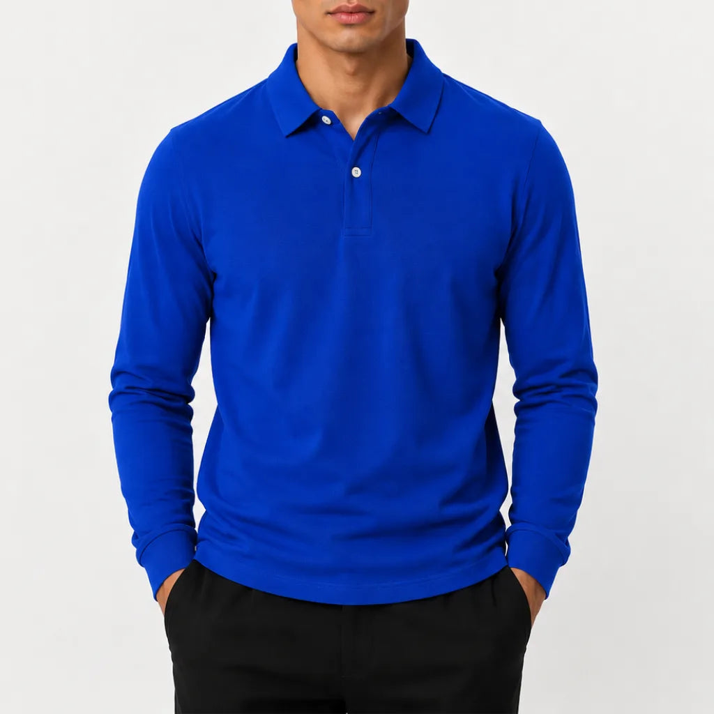 Polo met lange mouwen