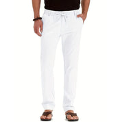 Loose fit broek met elastische band in de kleur Wit voor dames in stijl geschikt voor alle seizoenen.