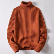 Lorenzo | Merino comfortabele wollen coltrui in de kleur Bruin voor dames in Heritage stijl ideaal voor de herfst.