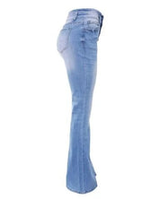 Lotte | High-Waist Spijkerbroek in stijl in de kleur Blauw voor dames in stijl ideaal voor de lente.