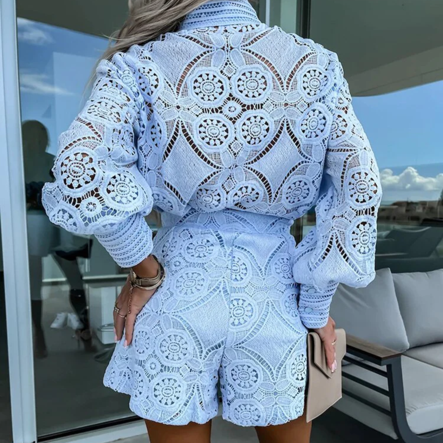 Lotte | Ibiza-stijl jurk in de kleur Donkerbruin voor dames in stijl ideaal voor de zomer.