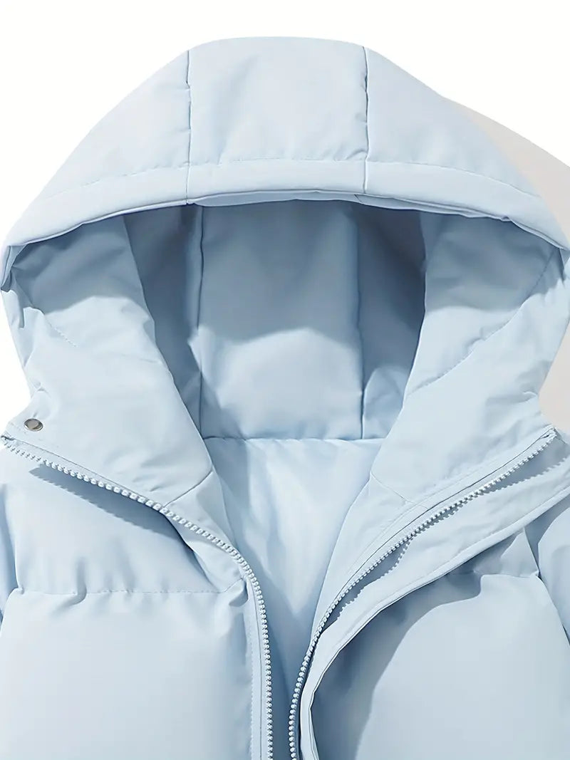 Lotte | Winterjack met capuchon voor dames in de kleur Roze voor dames in stijl ideaal voor de winter