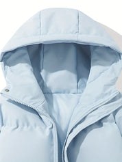Lotte | Winterjack met capuchon voor dames in de kleur Roze voor dames in stijl ideaal voor de winter