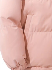Lotte | Winterjack met capuchon voor dames in de kleur Roze voor dames in stijl ideaal voor de winter