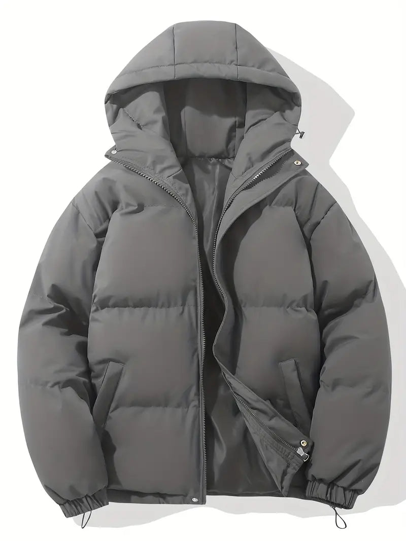 Lotte | Winterjack met capuchon voor dames in de kleur Grijs voor dames in stijl ideaal voor de winter