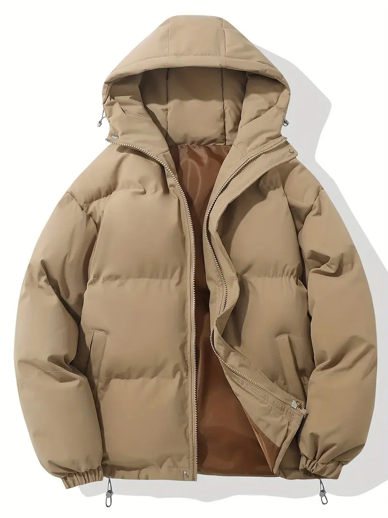 Lotte | Winterjack met capuchon voor dames in de kleur Khaki voor dames in stijl ideaal voor de winter
