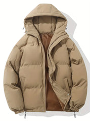 Lotte | Winterjack met capuchon voor dames in de kleur Khaki voor dames in stijl ideaal voor de winter