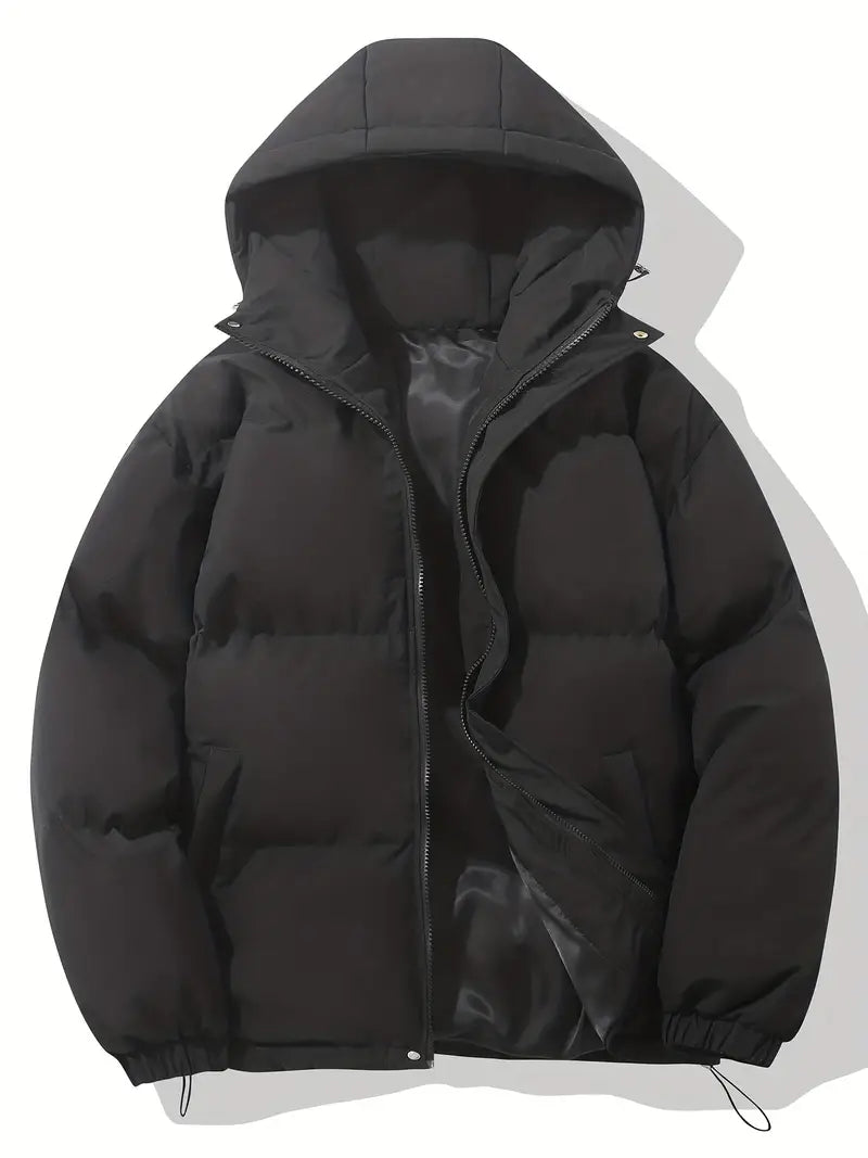 Lotte | Winterjack met capuchon voor dames in de kleur Zwart voor dames in stijl ideaal voor de winter