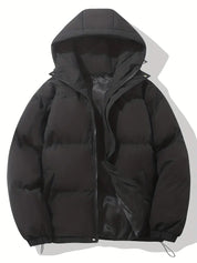 Lotte | Winterjack met capuchon voor dames in de kleur Zwart voor dames in stijl ideaal voor de winter