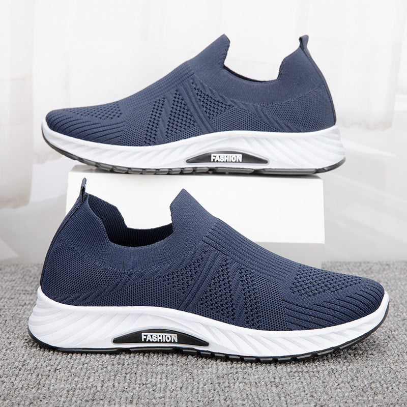 Lucas | Heren casual instappers en bootschoenen in de kleur Blauw voor heren in stijl geschikt voor alle seizoenen.