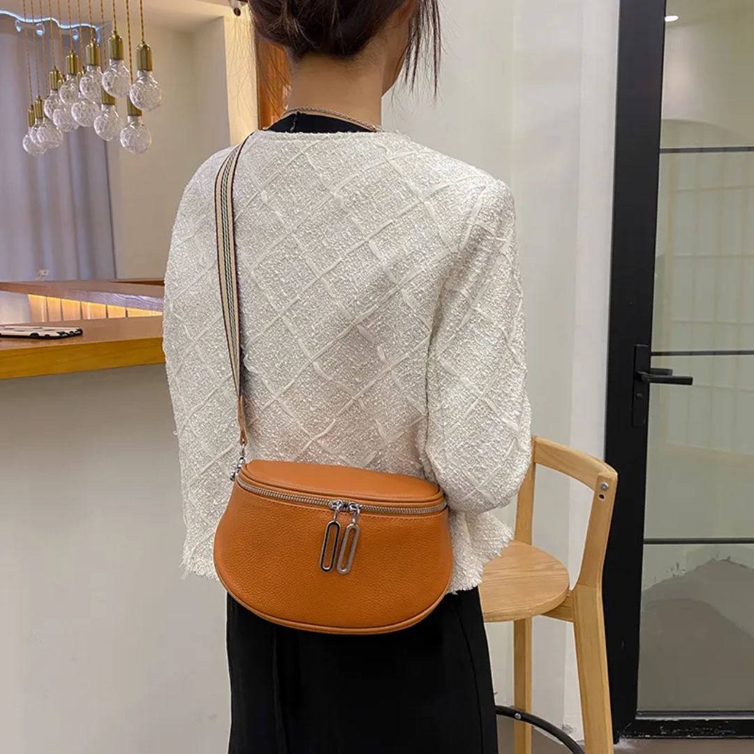 Lucy Leren Zadeltas | Schattig en trendy in de kleur Groen voor dames in stijl geschikt voor alle seizoenen.