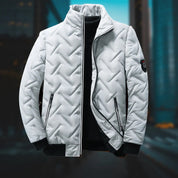 Luuk | Stijlvolle windbreaker in de kleur Grijs voor heren in Outdoor stijl ideaal voor de herfst.