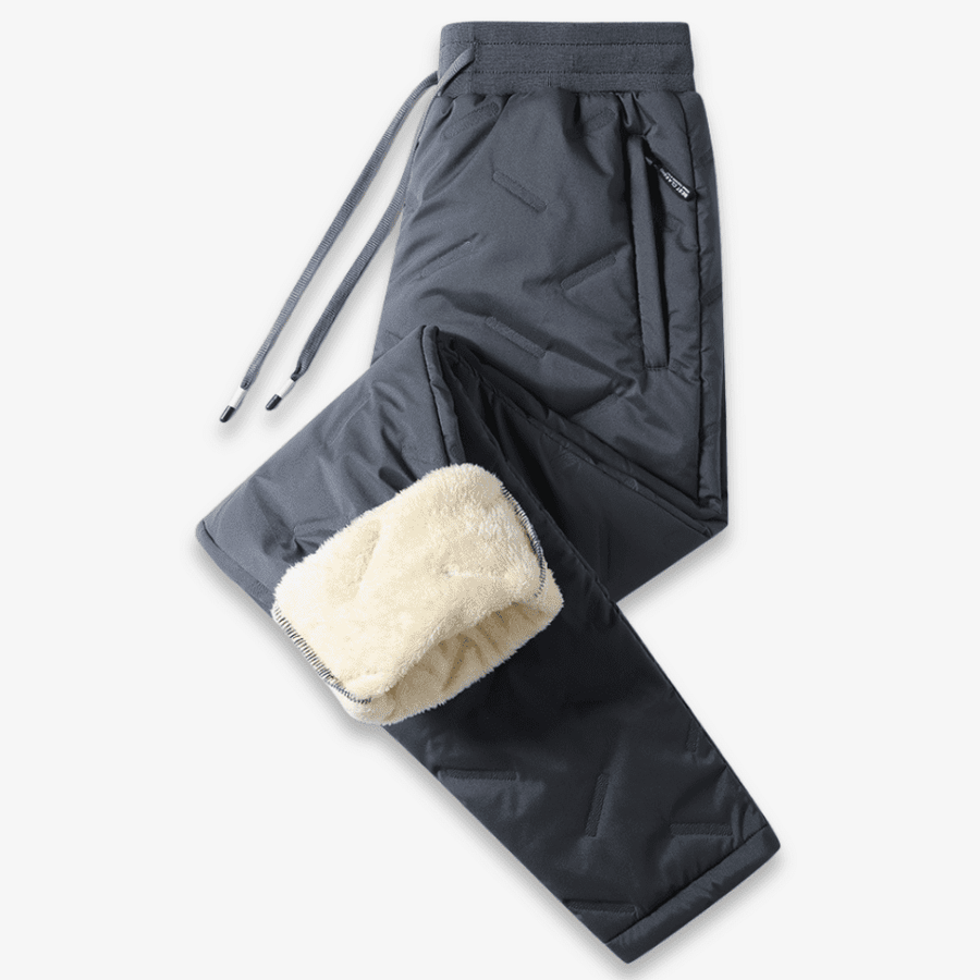 Maaike | Gevoerde thermobroek voor dames in de kleur Grijs voor dames in Lounge stijl ideaal voor de herfst.
