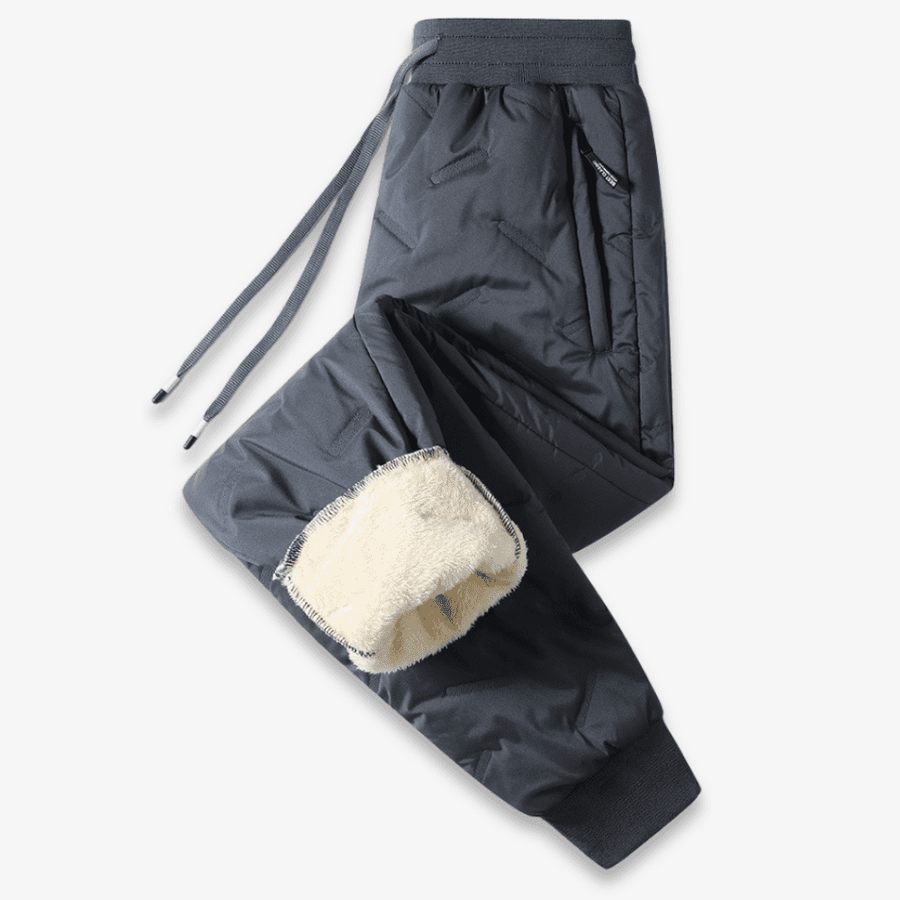 Maaike | Gevoerde thermobroek voor dames in de kleur Grijs voor dames in Lounge stijl ideaal voor de herfst.