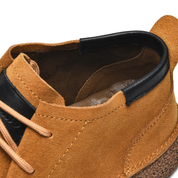 Mart | Stijlvolle suède leren sneakers met zool van kurk in de kleur Beige voor heren in Heritage stijl geschikt voor alle seizoenen.