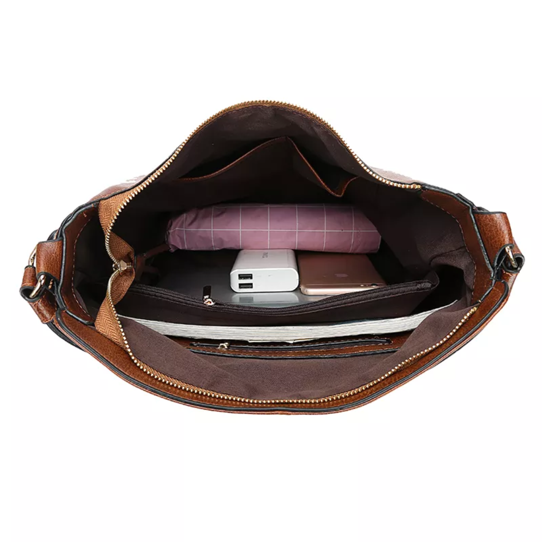 Martina Hobo Tas | Elegant & Vintage in de kleur Rood voor dames in Heritage stijl geschikt voor alle seizoenen.