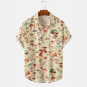 Matheus | Zomer Heren Shirt met stijl in de kleur Geel voor heren in Casual stijl ideaal voor de zomer.