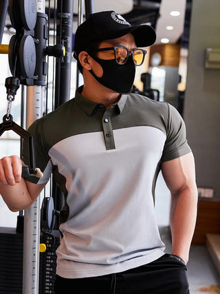 Mats | Sportief heren T-shirt in de kleur Grijs voor heren in stijl ideaal voor de lente.
