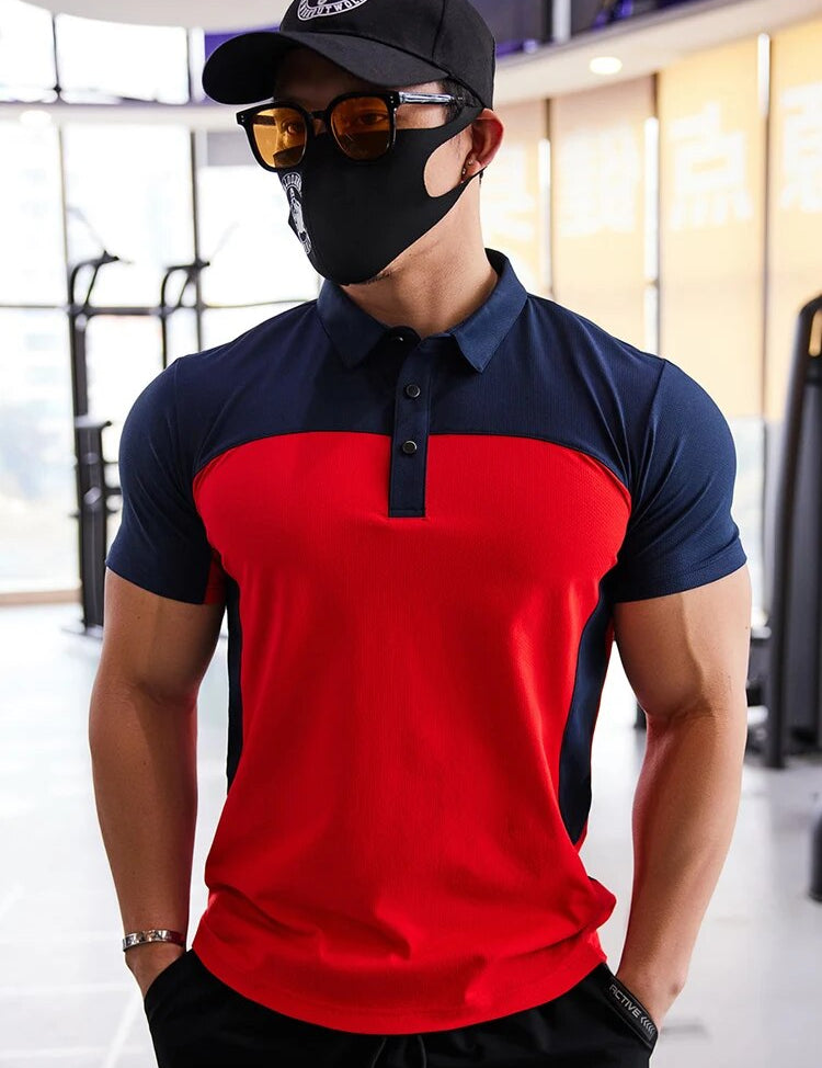 Mats | Sportief heren T-shirt in de kleur Rood voor heren in stijl ideaal voor de lente.