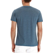 Max | Zomers katoenen overhemd met 3 knopen in de kleur Marineblauw voor heren in stijl ideaal voor de zomer.