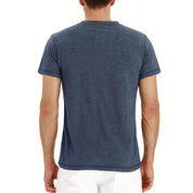 Max | Zomers katoenen overhemd met 3 knopen in de kleur Marineblauw voor heren in stijl ideaal voor de zomer.
