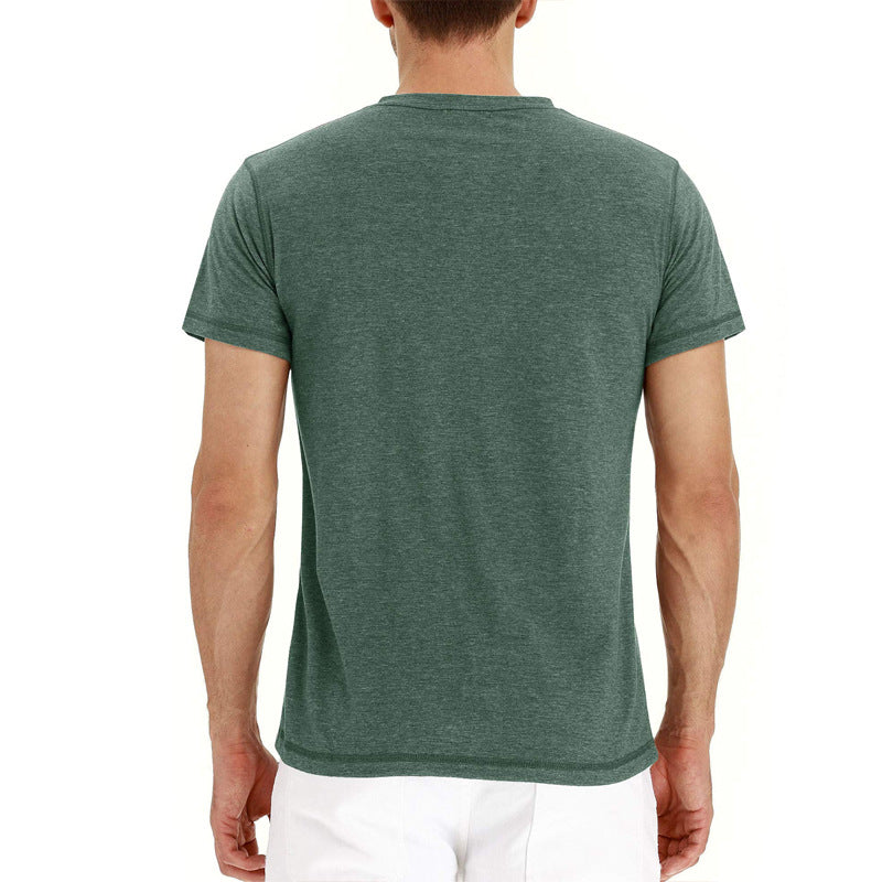 Max | Zomers katoenen overhemd met 3 knopen in de kleur Marineblauw voor heren in stijl ideaal voor de zomer.