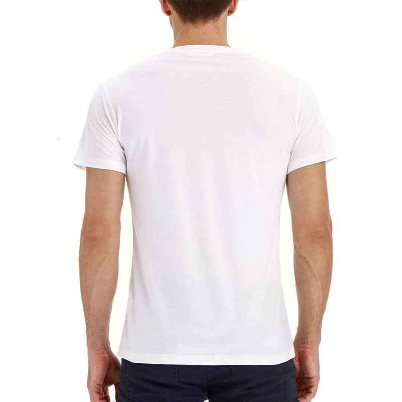 Max | Zomers katoenen overhemd met 3 knopen in de kleur Marineblauw voor heren in stijl ideaal voor de zomer.