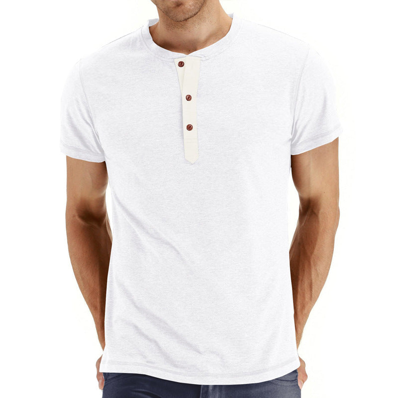 Max | Zomers katoenen overhemd met 3 knopen in de kleur Wit voor heren in stijl ideaal voor de zomer.
