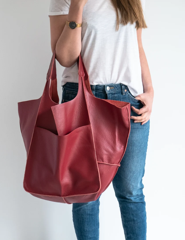 Maxine Dames Strandtas | Klassiek & Uniek in de kleur Rood voor dames in Beach stijl ideaal voor de zomer.