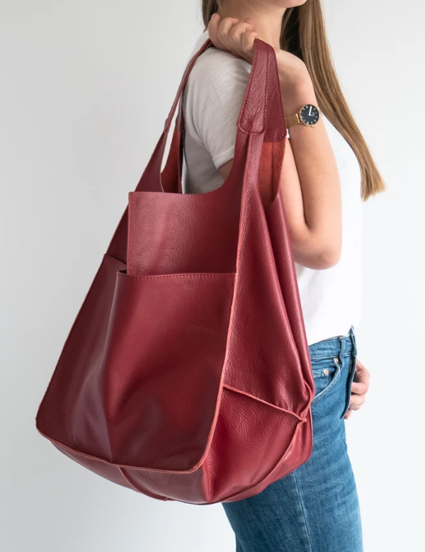 Maxine Dames Strandtas | Klassiek & Uniek in de kleur Rood voor dames in Beach stijl ideaal voor de zomer.
