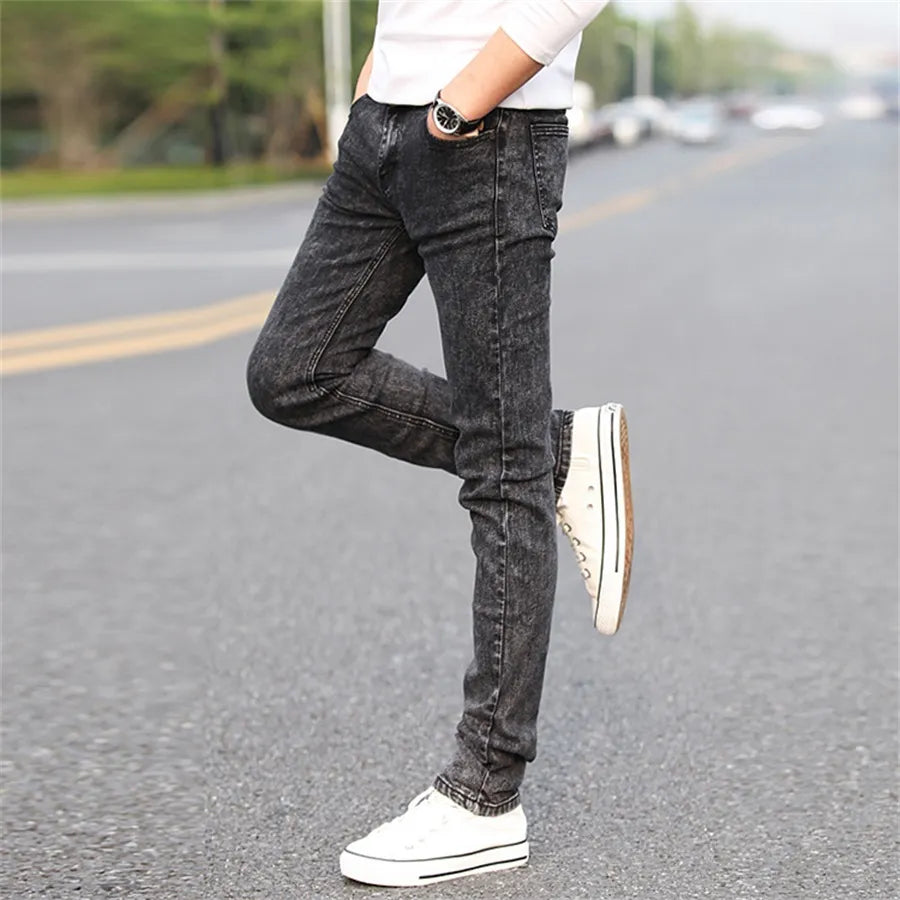 Mees | Elastic Slim Fit Jeans for Men