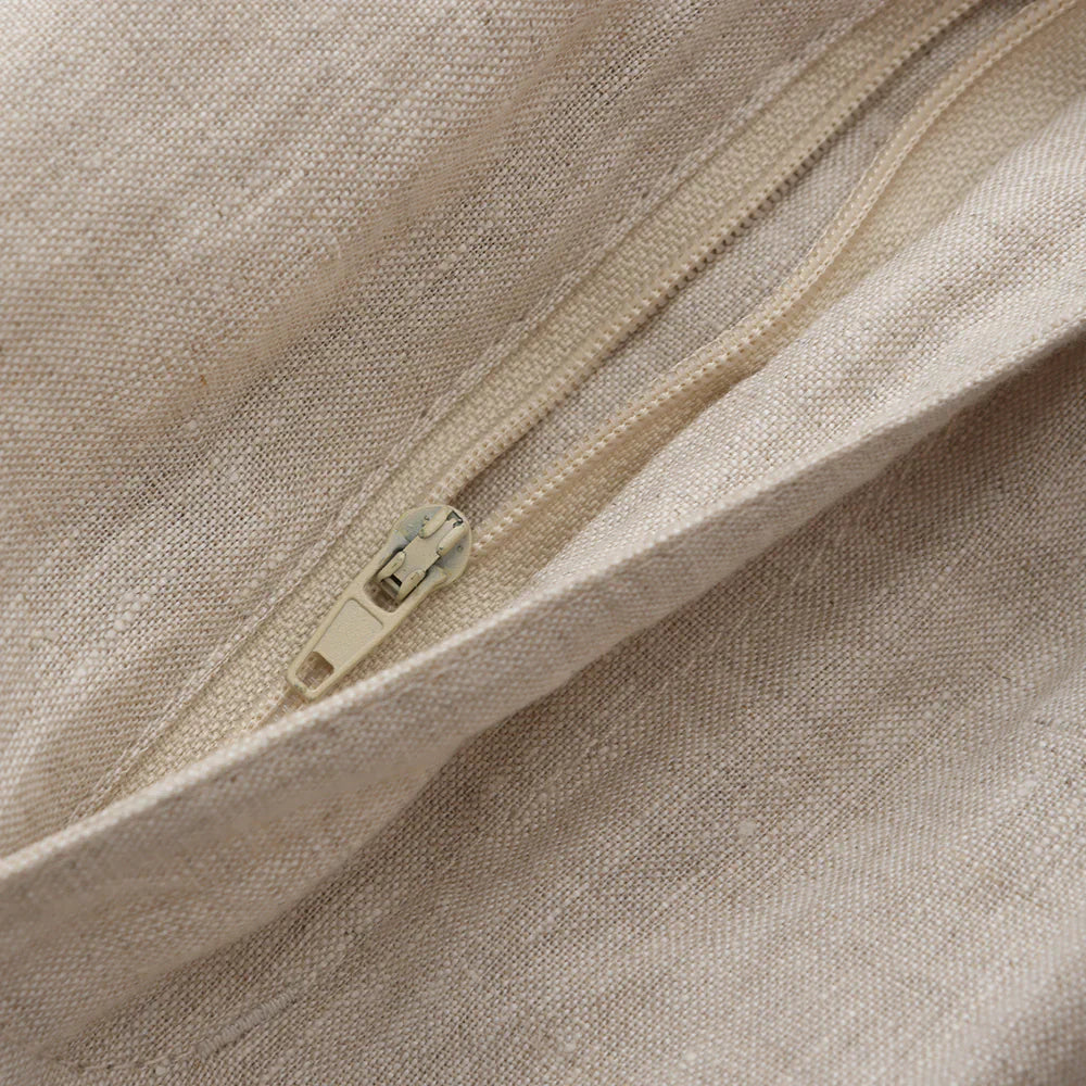 Mex | Zomerse Cassablanca outfit van linnen in de kleur Wit/Beige voor heren in Beach stijl ideaal voor de zomer.