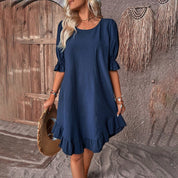 Mia | Elegante jurk met pofmouwen