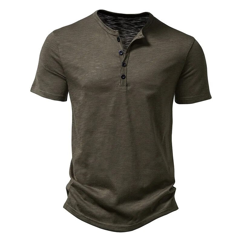 Mila | Casual Poloshirt voor Mannen in de kleur Donkergroen voor heren in stijl geschikt voor alle seizoenen.