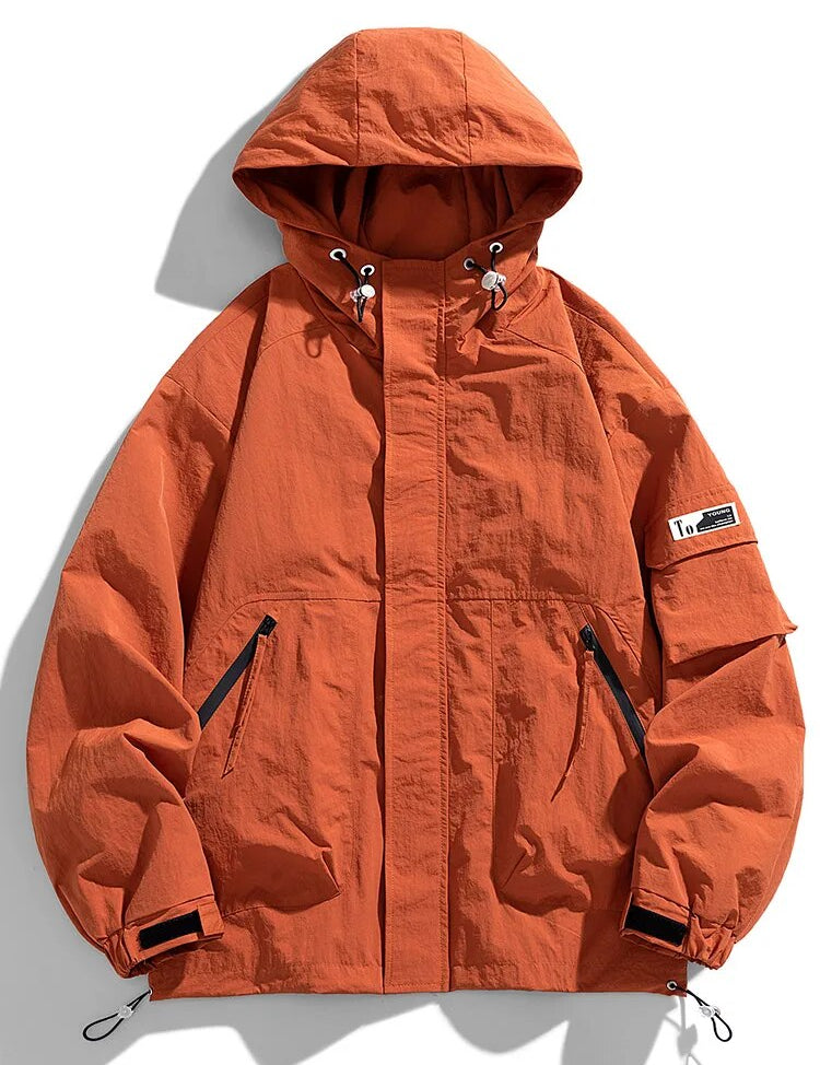 Milan | Stijlvol Heren Herfst Windjack in de kleur Rood voor heren in stijl ideaal voor de herfst.